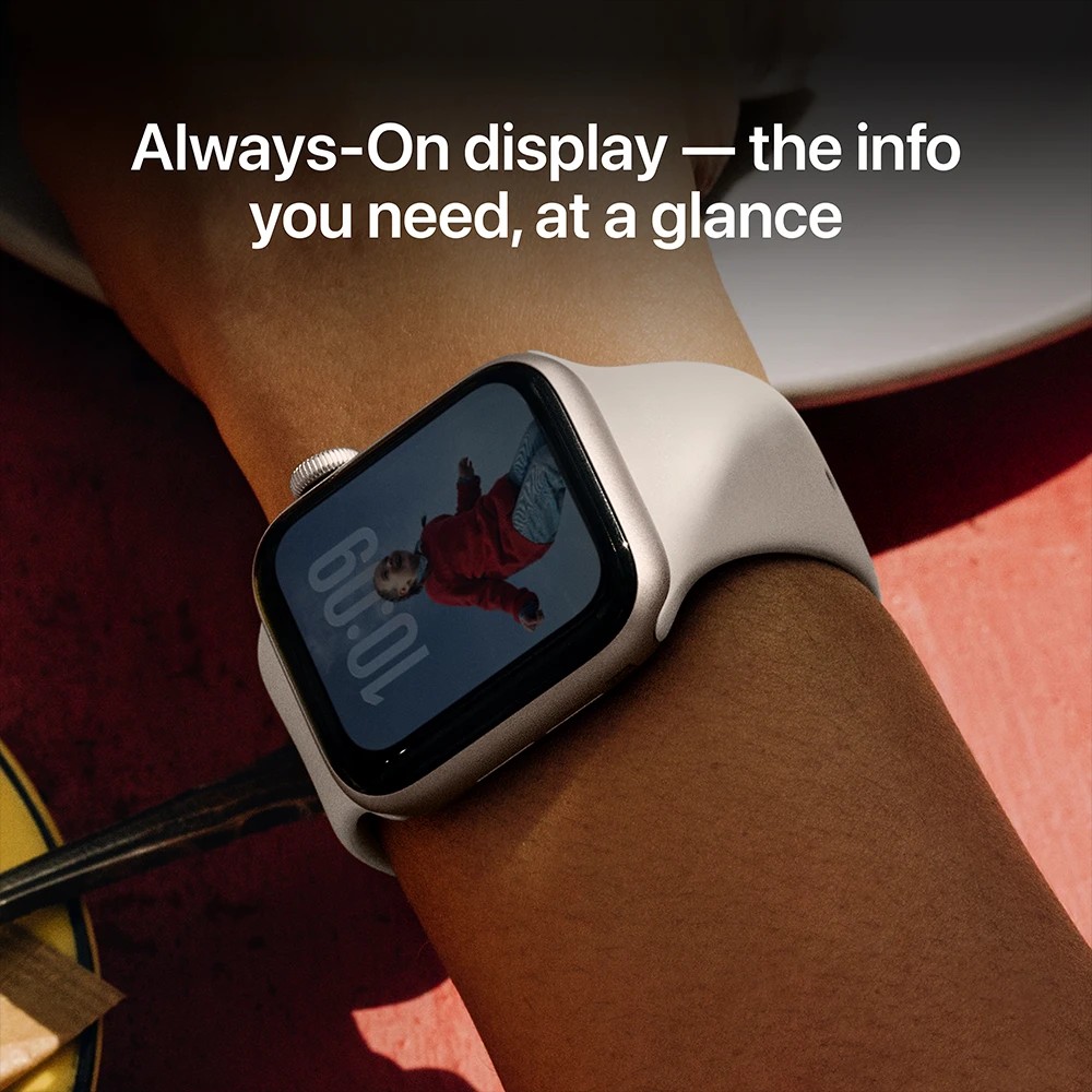 Apple Watch SE GPS + Cellular 40mm Starlight Aluminium Case with Starlight Sport Band - S/M