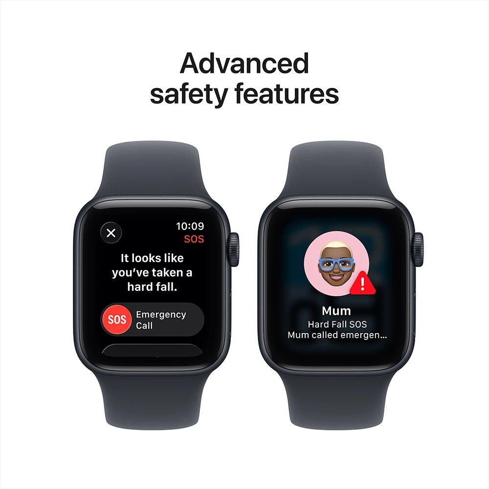 Apple Watch SE GPS + Cellular 40mm Starlight Aluminium Case with Starlight Sport Band - S/M