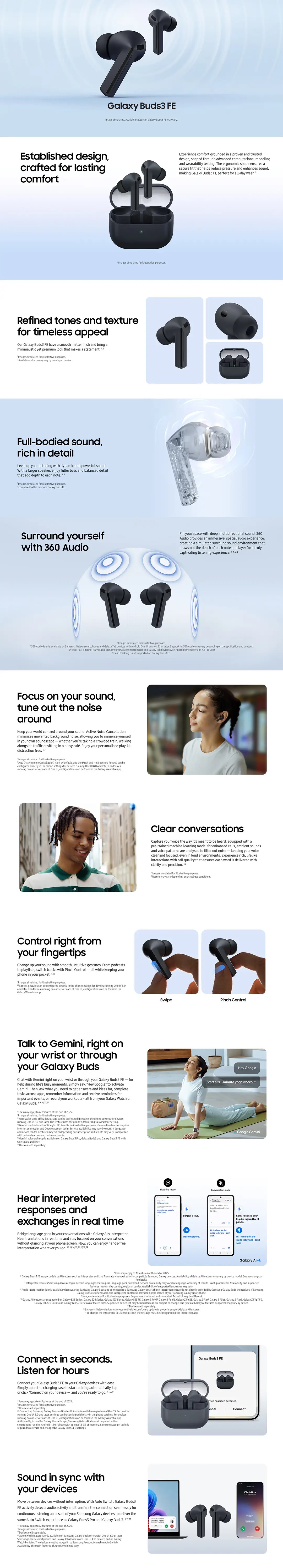 Samsung Galaxy Buds3 FE feature 01
