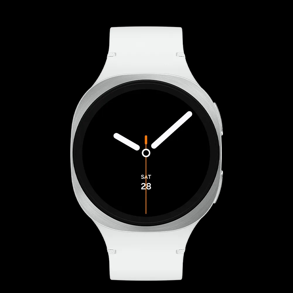 Samsung Galaxy Watch8 silver 40mm front