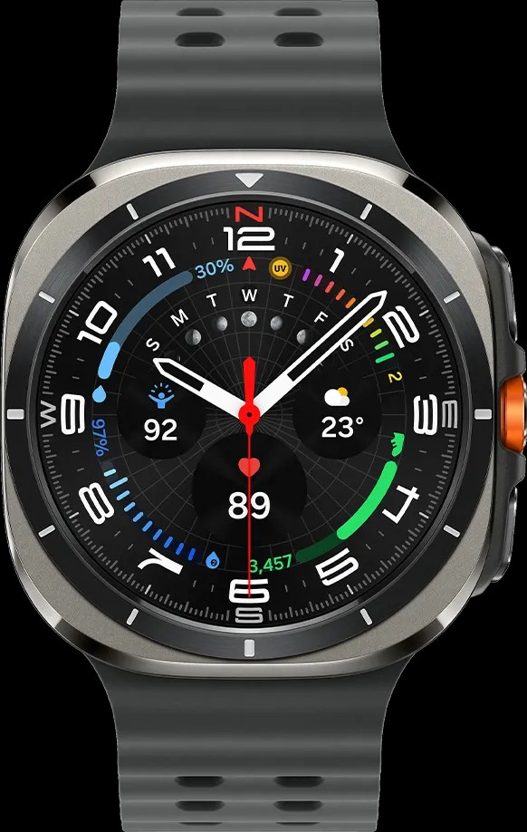 Samsung Galaxy Watch Ultra Titanium Silver 47mm front
