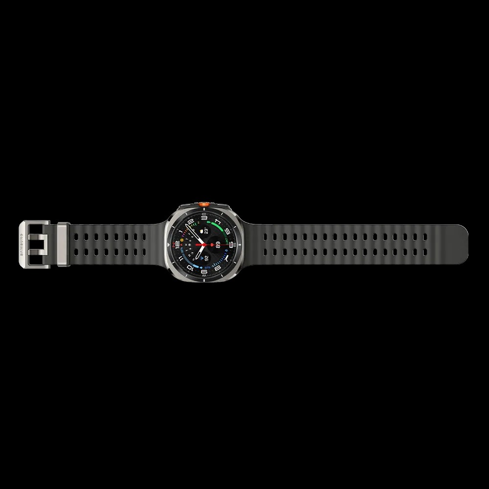 Samsung Galaxy Watch Ultra Titanium Silver 47mm angled back
