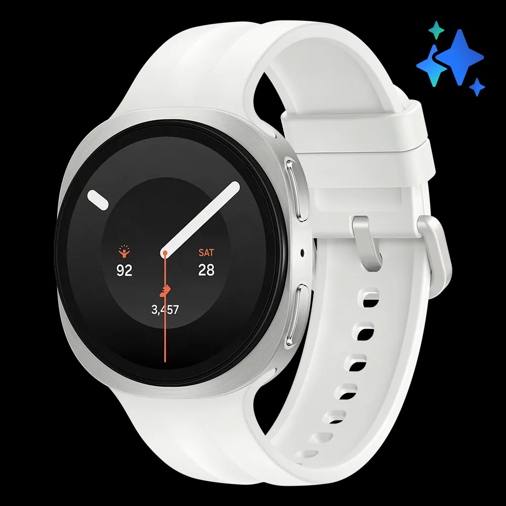 Samsung Galaxy Watch9 Cream 47mm left