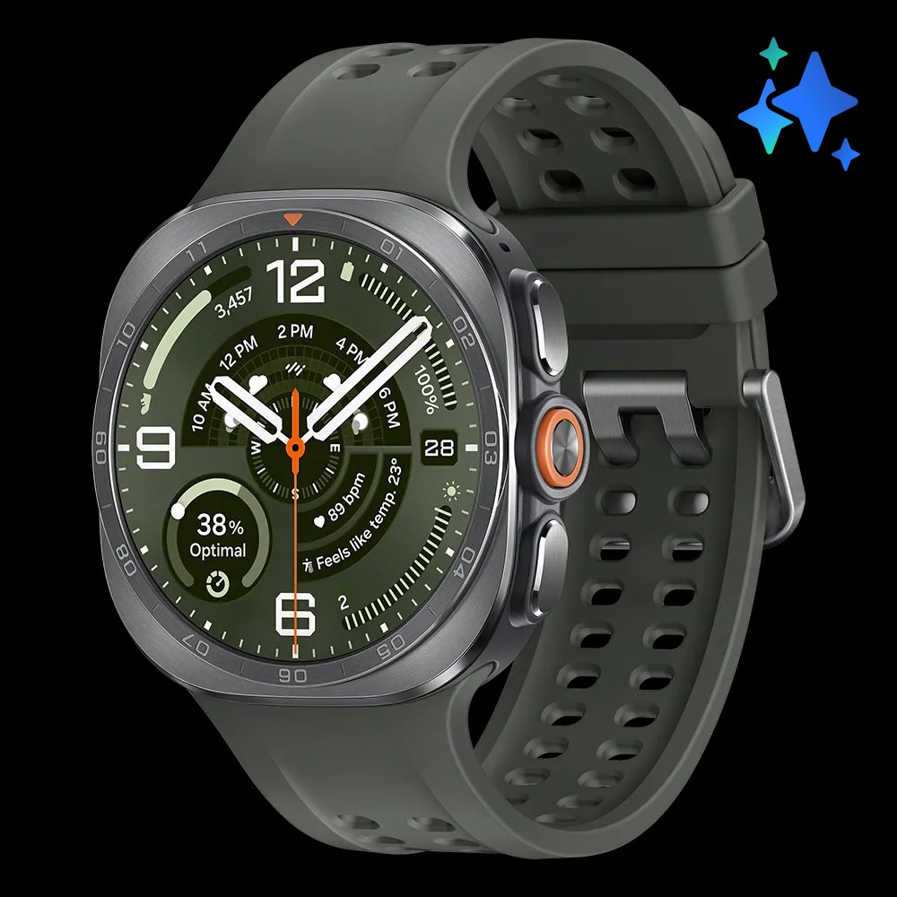 Samsung Galaxy Watch8 ultra Titanium Silver 47mm left