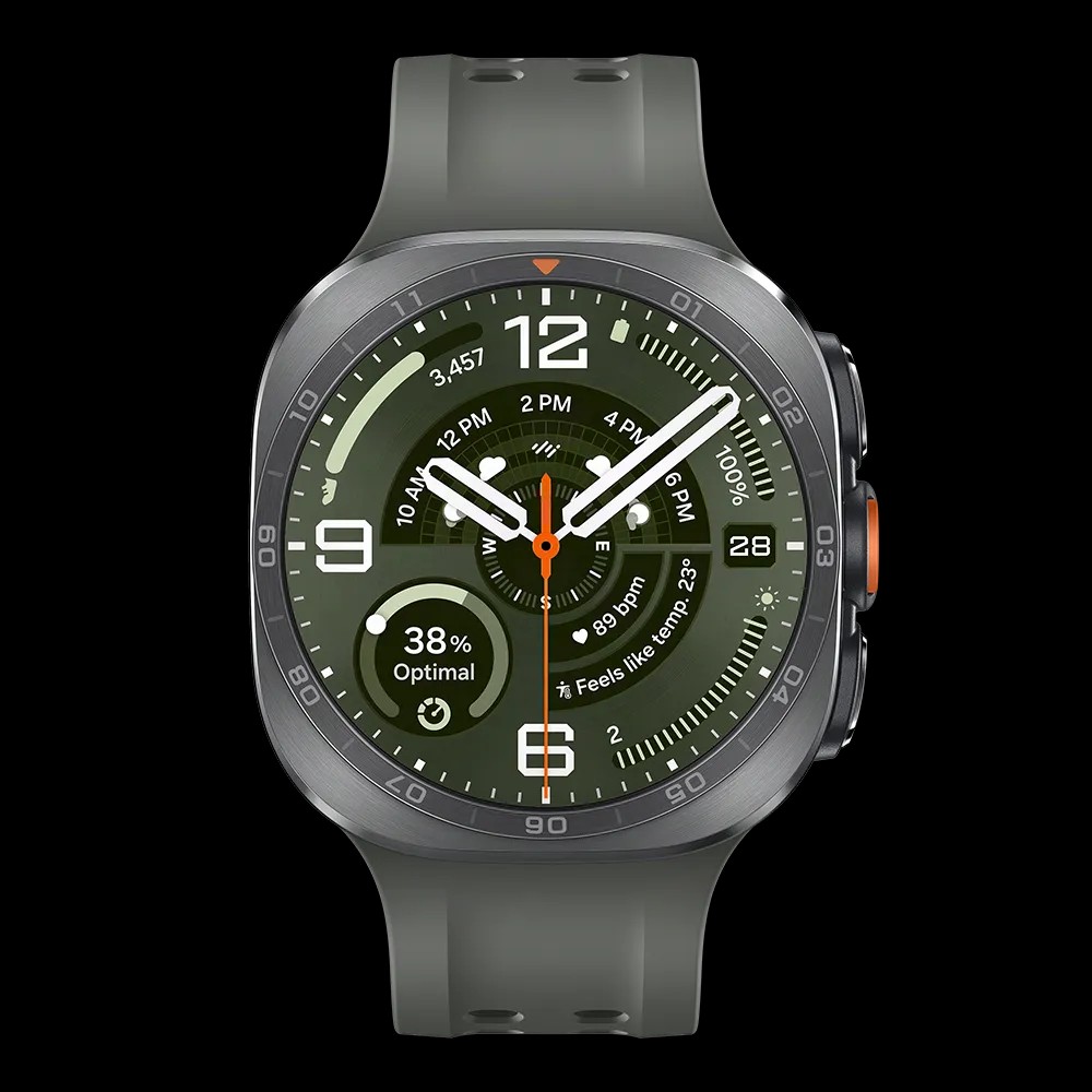 Samsung Galaxy Watch8 ultra Titanium Silver 47mm front