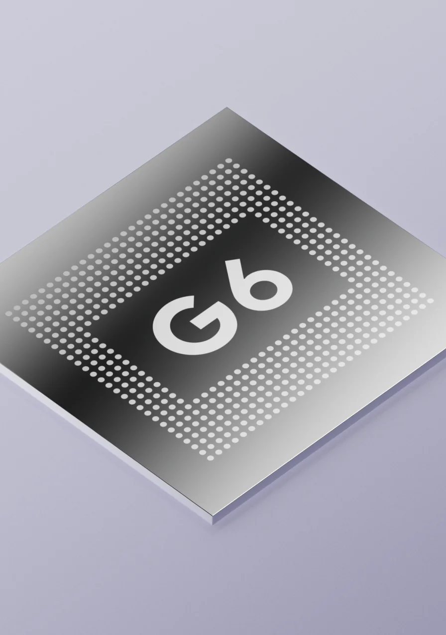 Google Tensor G6 chip render